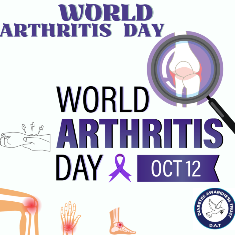 DAT Message for Marking World Arthritis Day marked on 12th October, 2023